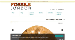 Desktop Screenshot of fossilslondon.com