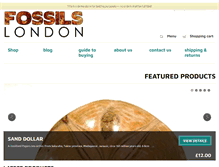 Tablet Screenshot of fossilslondon.com